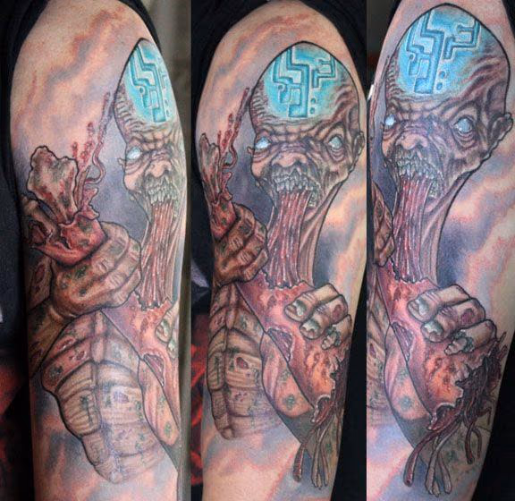Zombie half sleeve