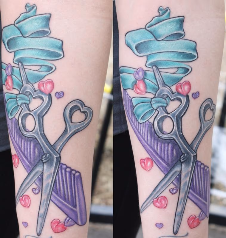 Hair Dresser Love Tattoo