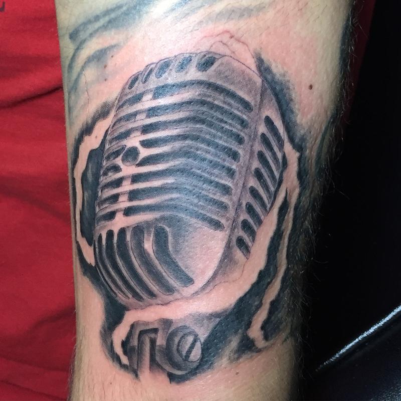 old microphone