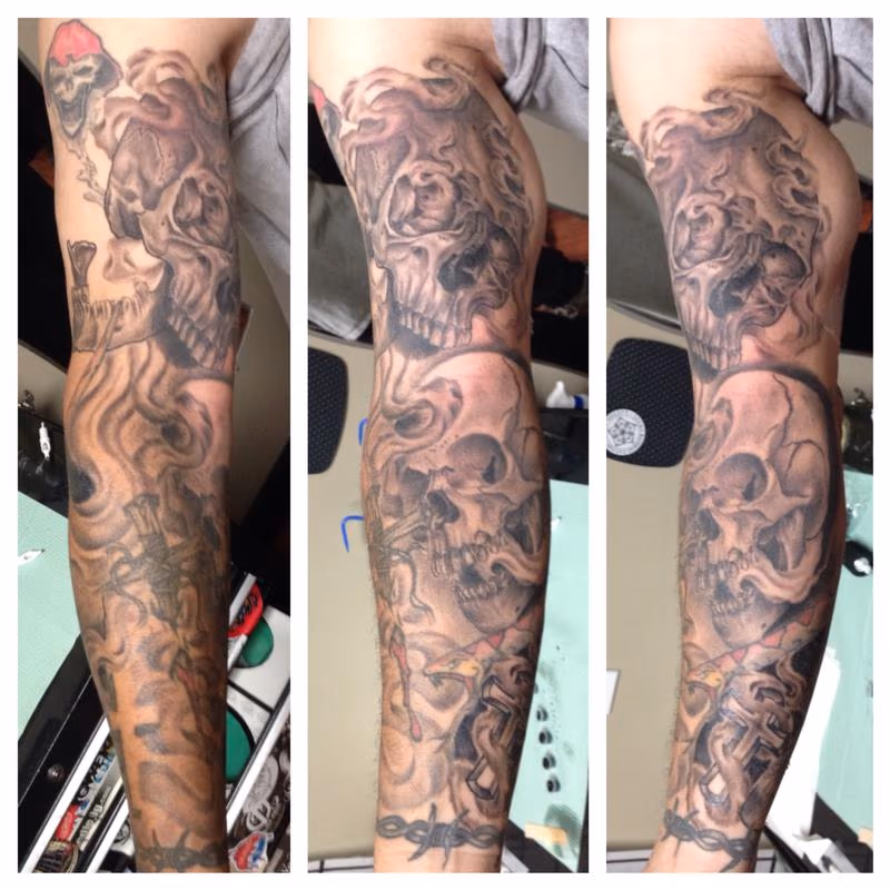 skull sleeve