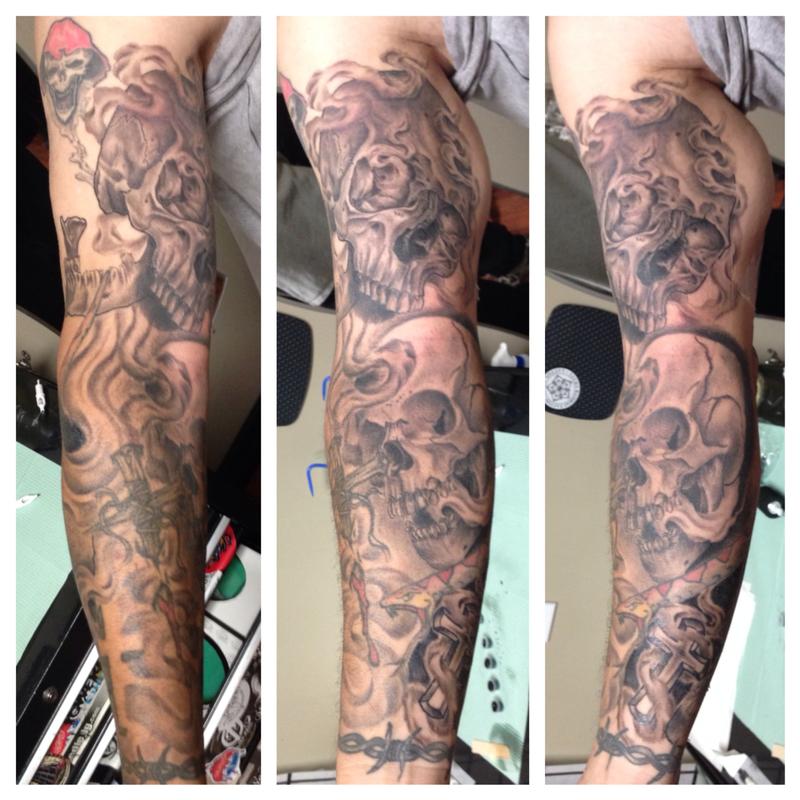 skull sleeve