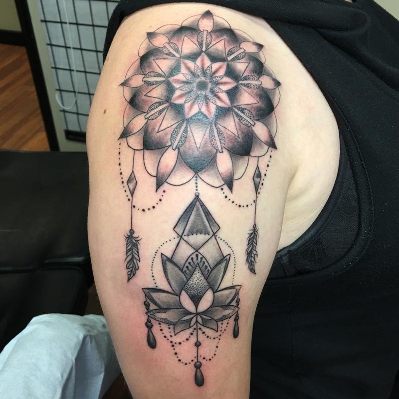 mandala with lotus