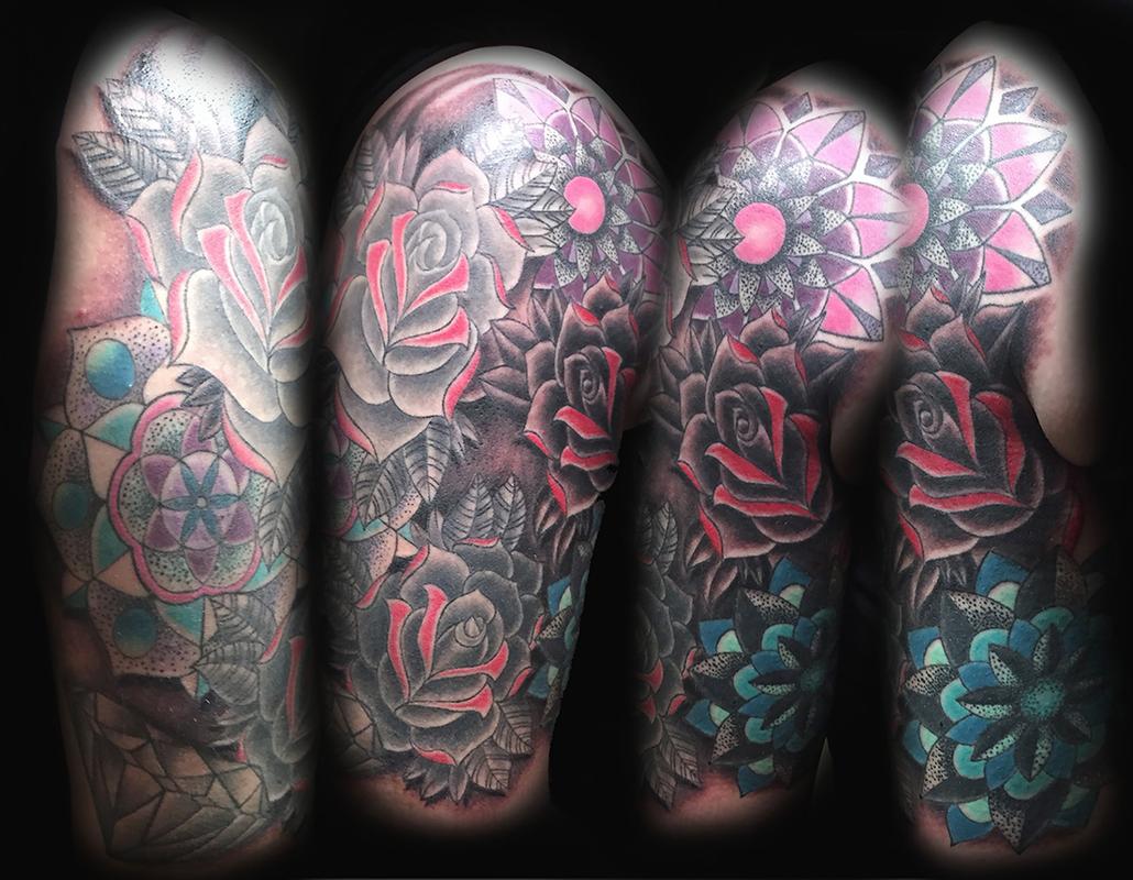 Roses and Mandalas