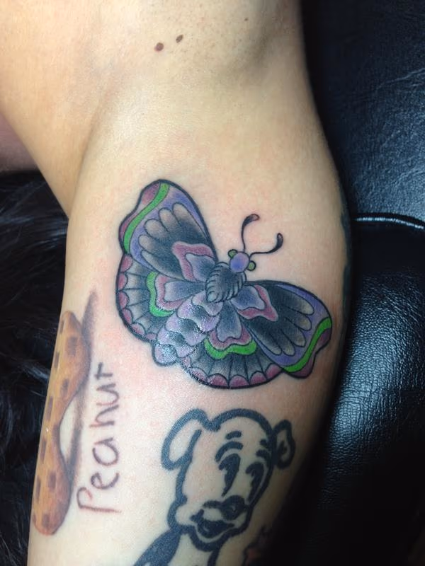 moth tattoo