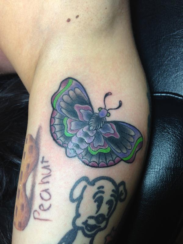 moth tattoo