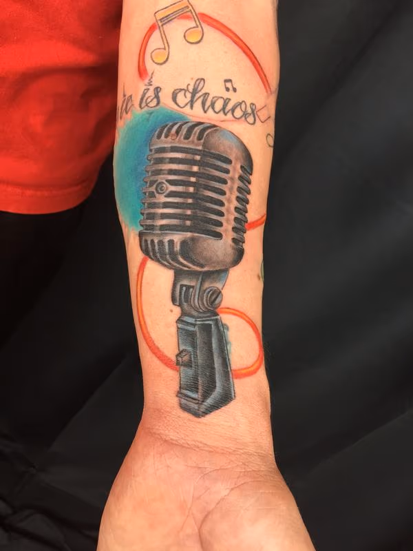 old microphone