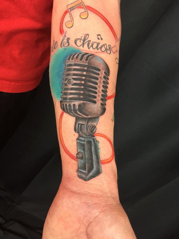 old microphone