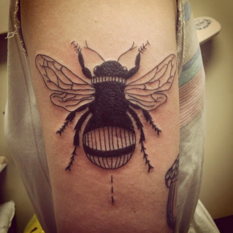 Bumblebee tattoo