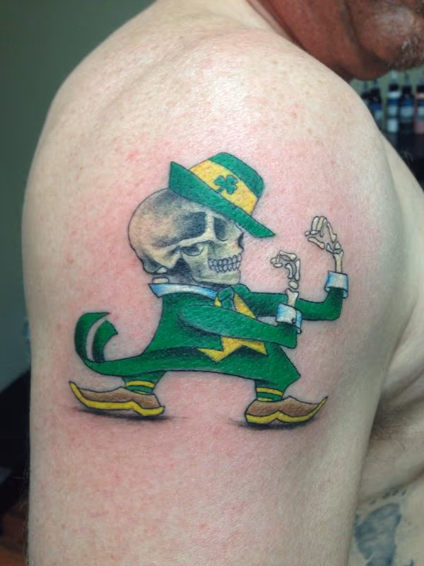 Fighting Irish skully