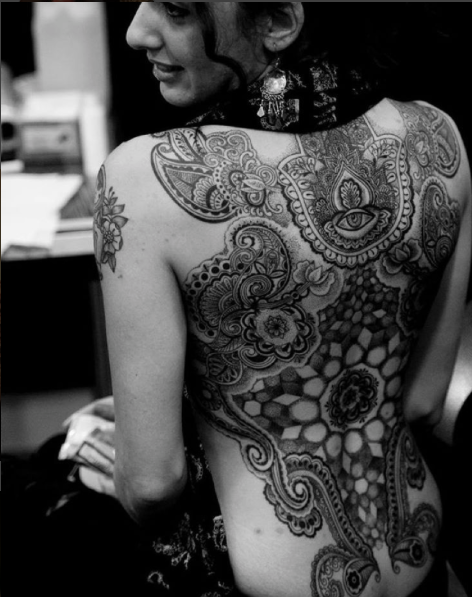 Blackwork Backpiece