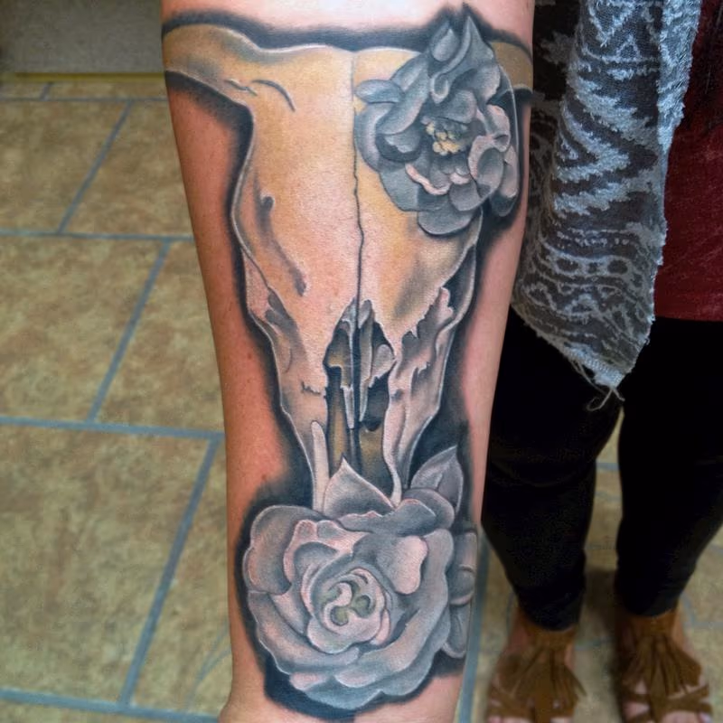 "Cow Skull with Calico Roses" by Georgia Okeeffe
