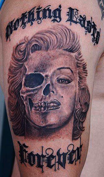 Marilyn Monroe tattoo