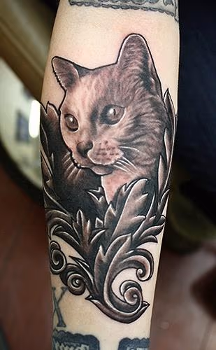 cat tattoo