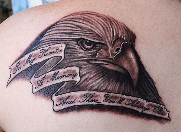 Bald eagle tattoo
