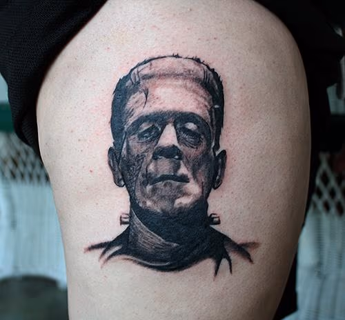 Frankenstein tattoo