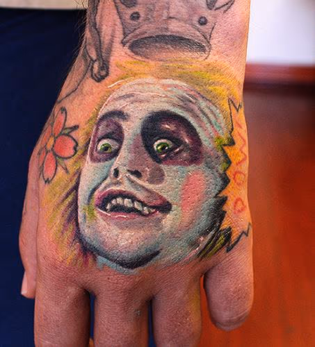 beetlejuice tattoo