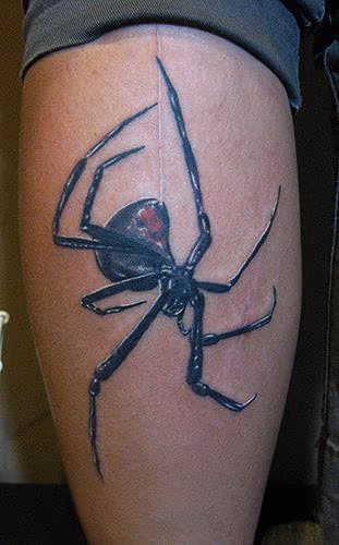 black widow tattoo