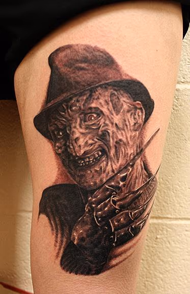 Freddy Krueger tattoo