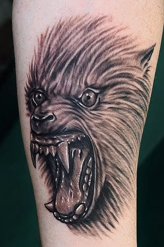 werewolf tattoo