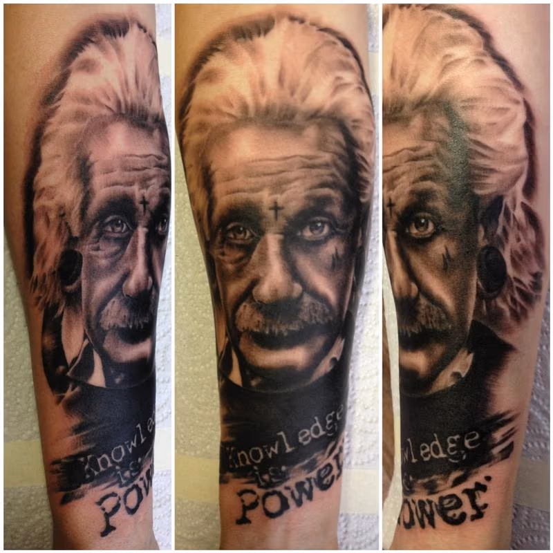 Albert Einstein Tattoo
