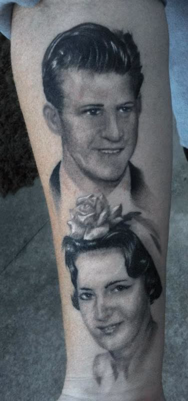Photo Realistic Black and Gray Tattoo