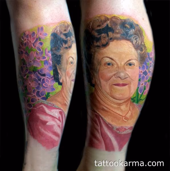 Portrait tattoo