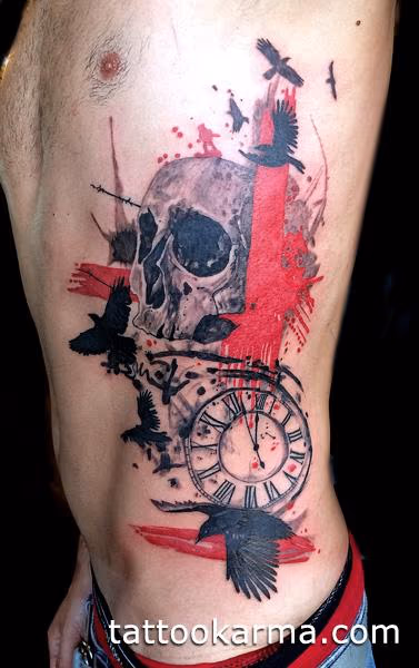Skull tattoo