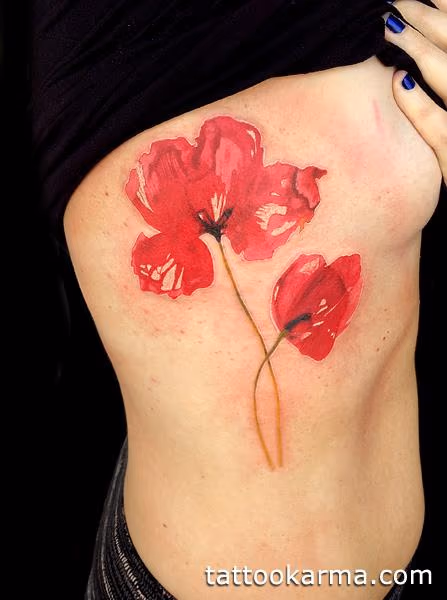 poppies tattoo