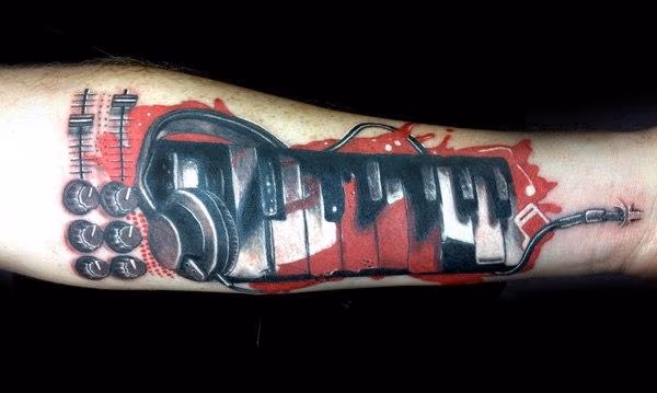 Keyboard tattoo