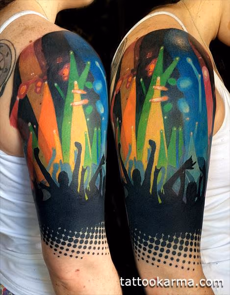 concert tattoo
