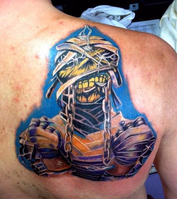 Iron Maiden Mummy tattoo