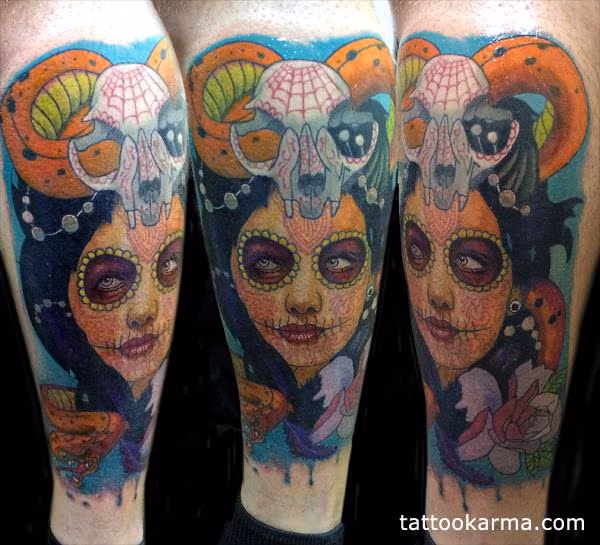 Day of dead girl