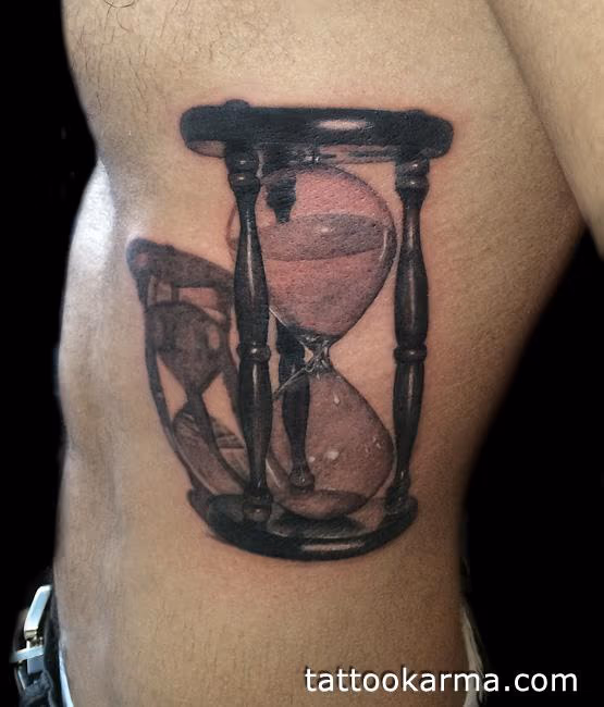 Hourglass tattoo