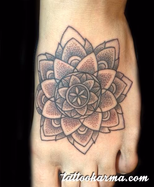 Dotwork mandala