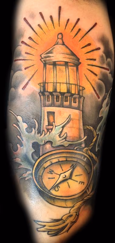 light house tattoo