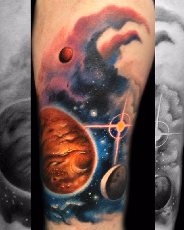 space tattoo.