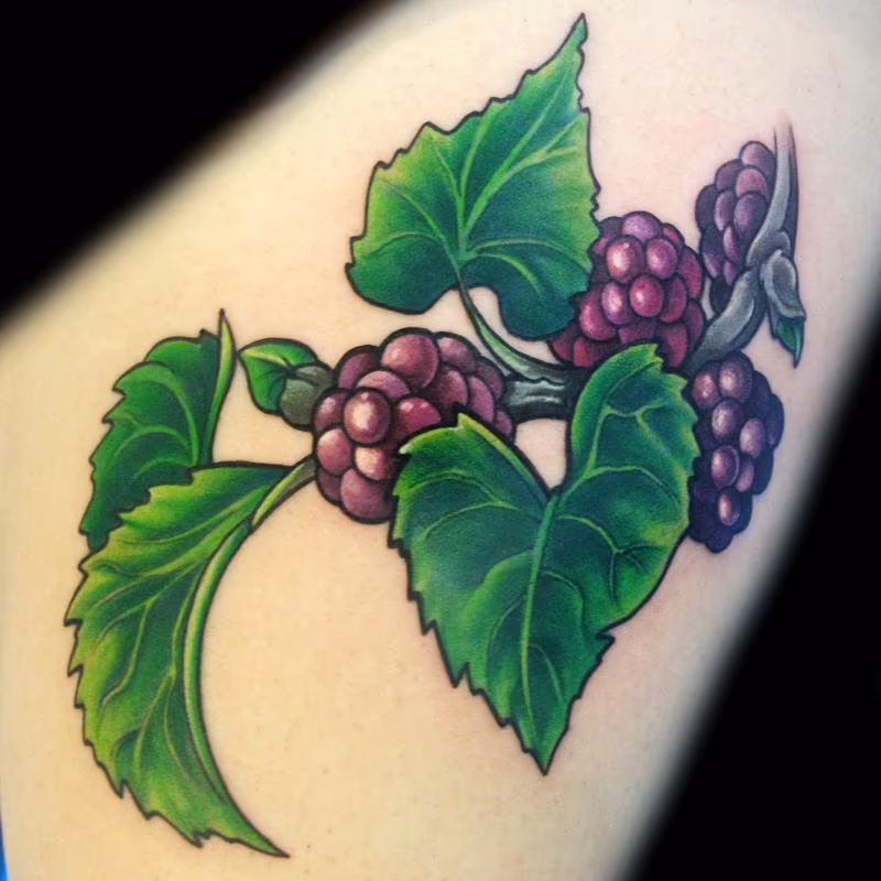 raspberry tattoo