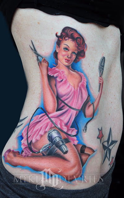 Pin Up Tattoo