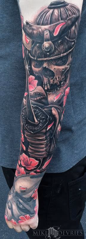 Skull Samurai Tattoo