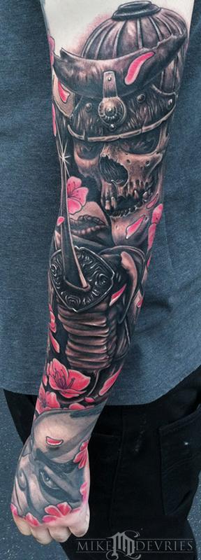 Skull Samurai Tattoo
