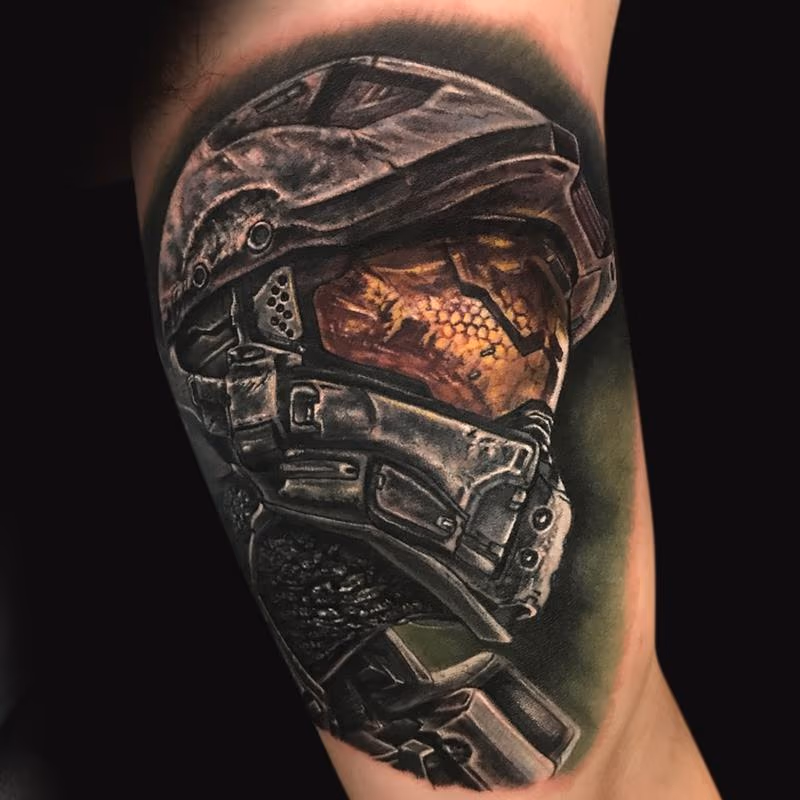 Halo Master Chief Tattoo
