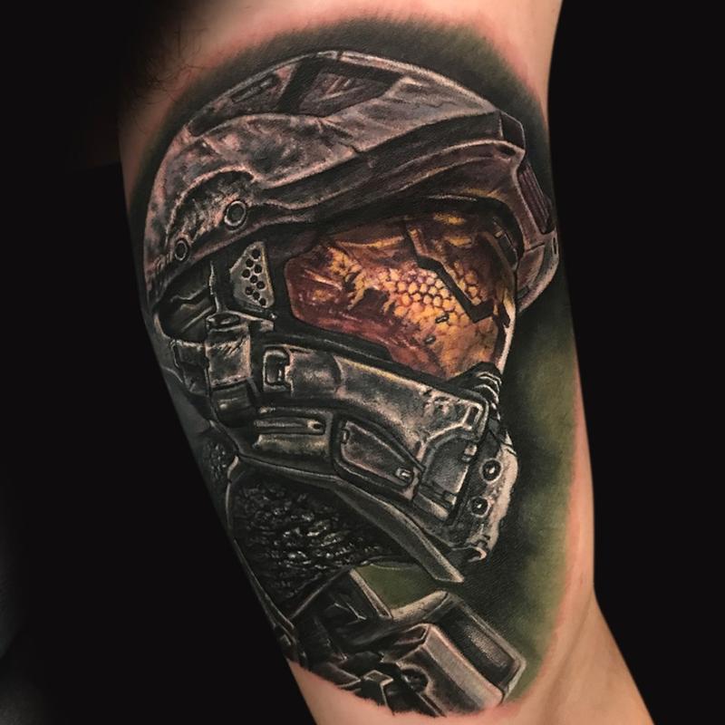 Halo Master Chief Tattoo