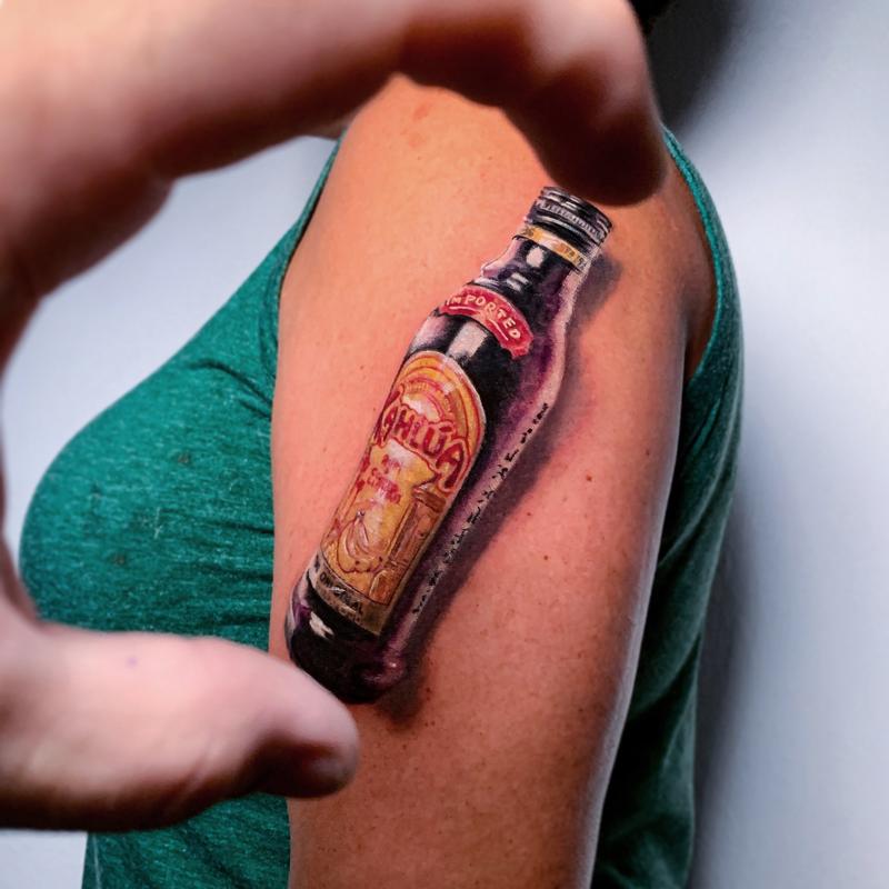 3d Kahlua Tattoo