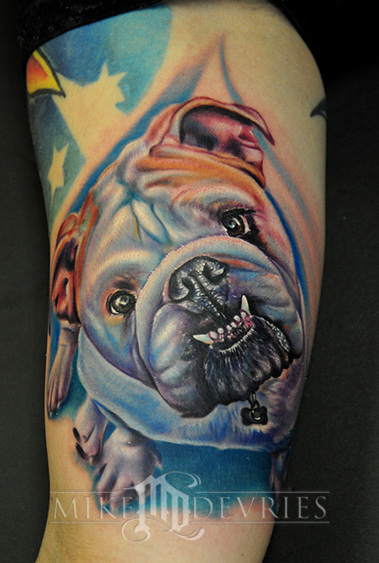 Bull Dog Tattoo