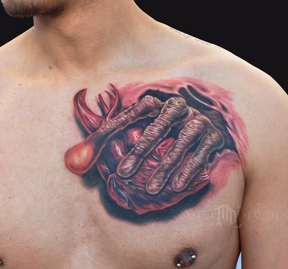 ET Hand Tattoo