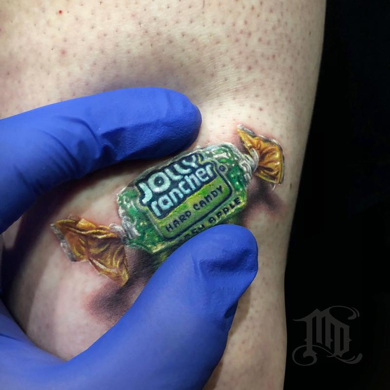 Jolly Rancher 3D Tattoo