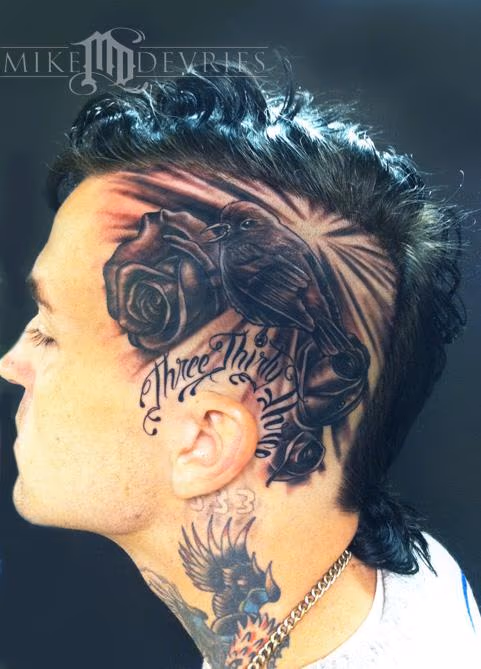 Song Bird and Roses