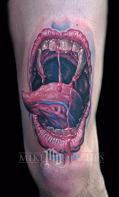 Mouth Tattoo