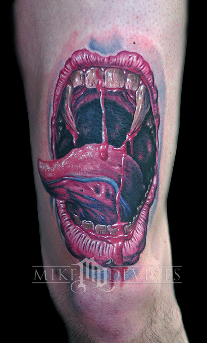 Mouth Tattoo