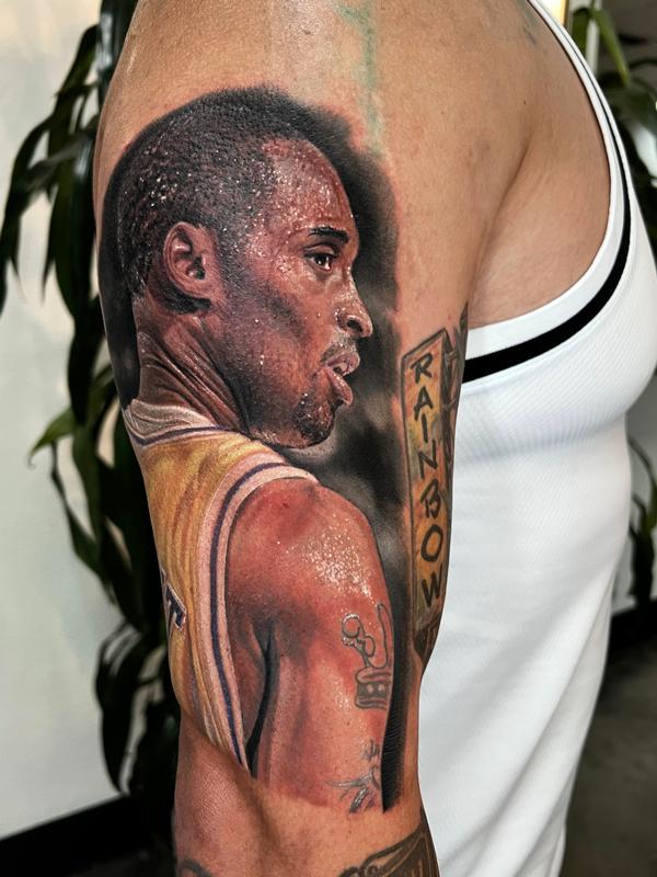 Kobe Bryant Tattoo Portrait
